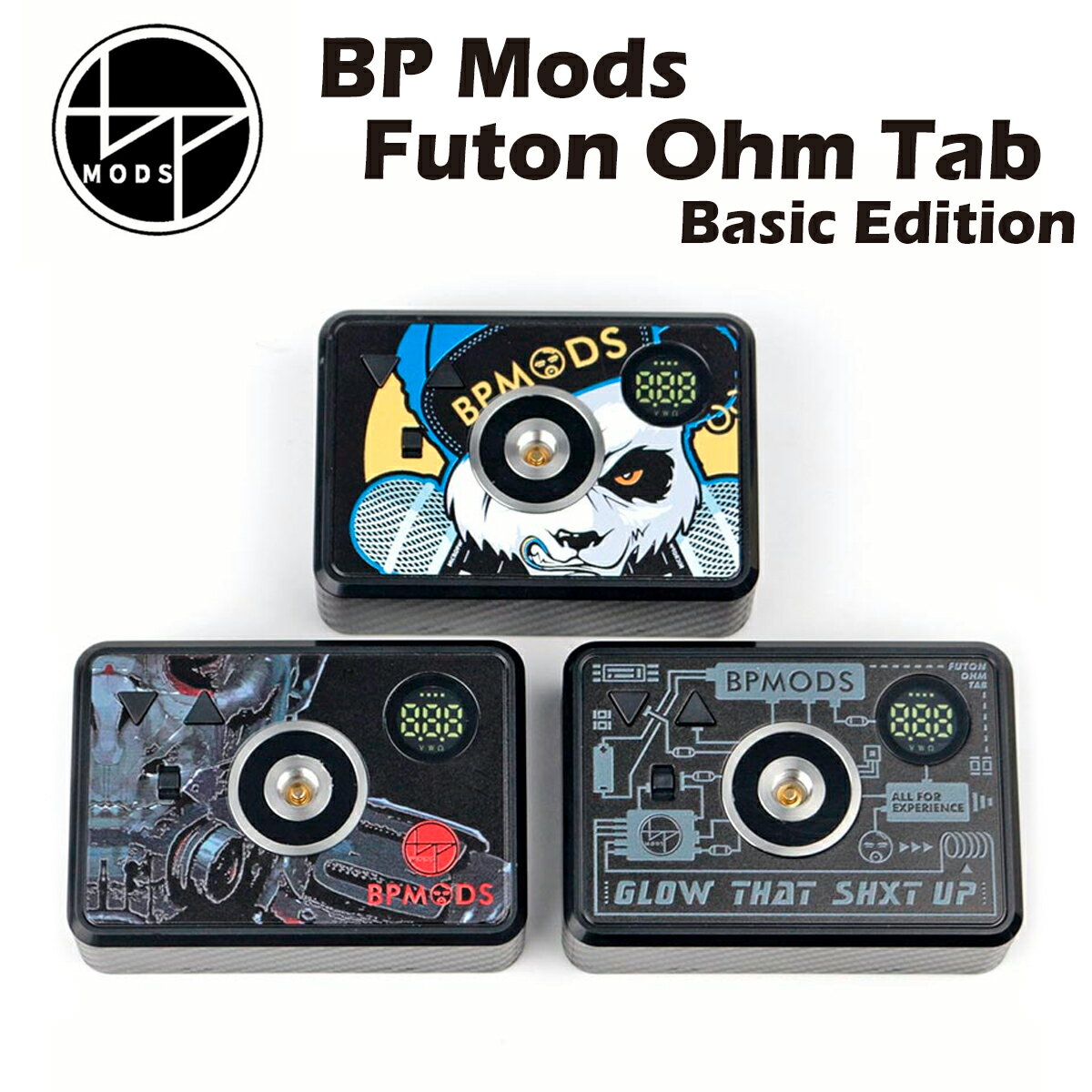 【送料無料】 BP Mods Futon Ohm Tab Basic Edition オームメーター ビーピー モッズ タブ ビルド台 自作 コイル diy 電子タバコ 電子たばこ ベイプ Vape 抵抗値 計測