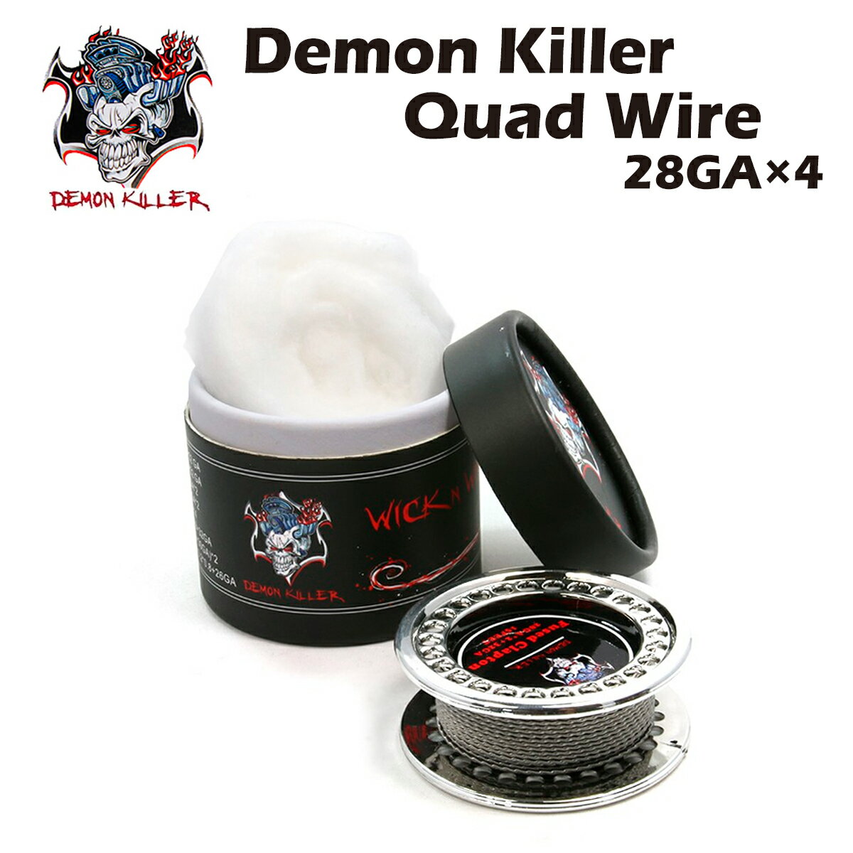 Demon Killer Quad Wire KA1 28GA~4 15ft NAbhC[ f[L[ dq΂ dq^oR xCv RC rh  diy Vape