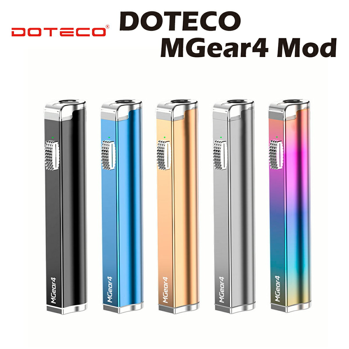  DOTECO Mgear4 500mAh MOD 510 規格 ペン型 バッテリー スレッド 低電圧 高濃度 本体 モッド ベイプ カートリッジ アトマイザー カンナビノイド カンナビジオール 電子タバコ 電子たばこ ヘンプ hemp airis vape no thc cbd cbg cbn h4cbd cbc cbt