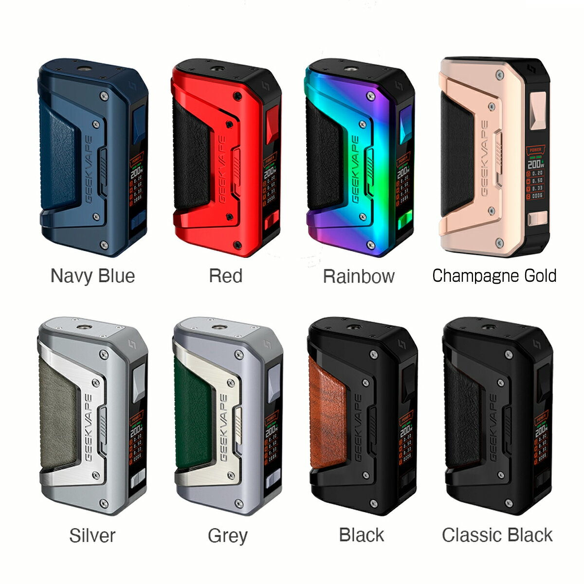 Geekvape L200 (Aegis Legend 2) MOD 200W テクニカル モッド ギークベイプ イージス レジェンド 電子タバコ 電子たばこ ベイプ 本体 超爆煙 耐衝撃 ショックレジスタント geek vape