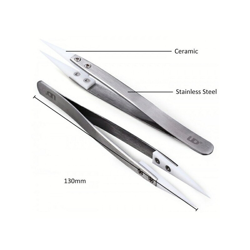 Gravity Vape 楽天市場店のUD Zirconia Ceramic Tweezers ジルコニア セラミックピンセット コイルビルド リビルダブル ツイーザー ビルドツール｜アングル2