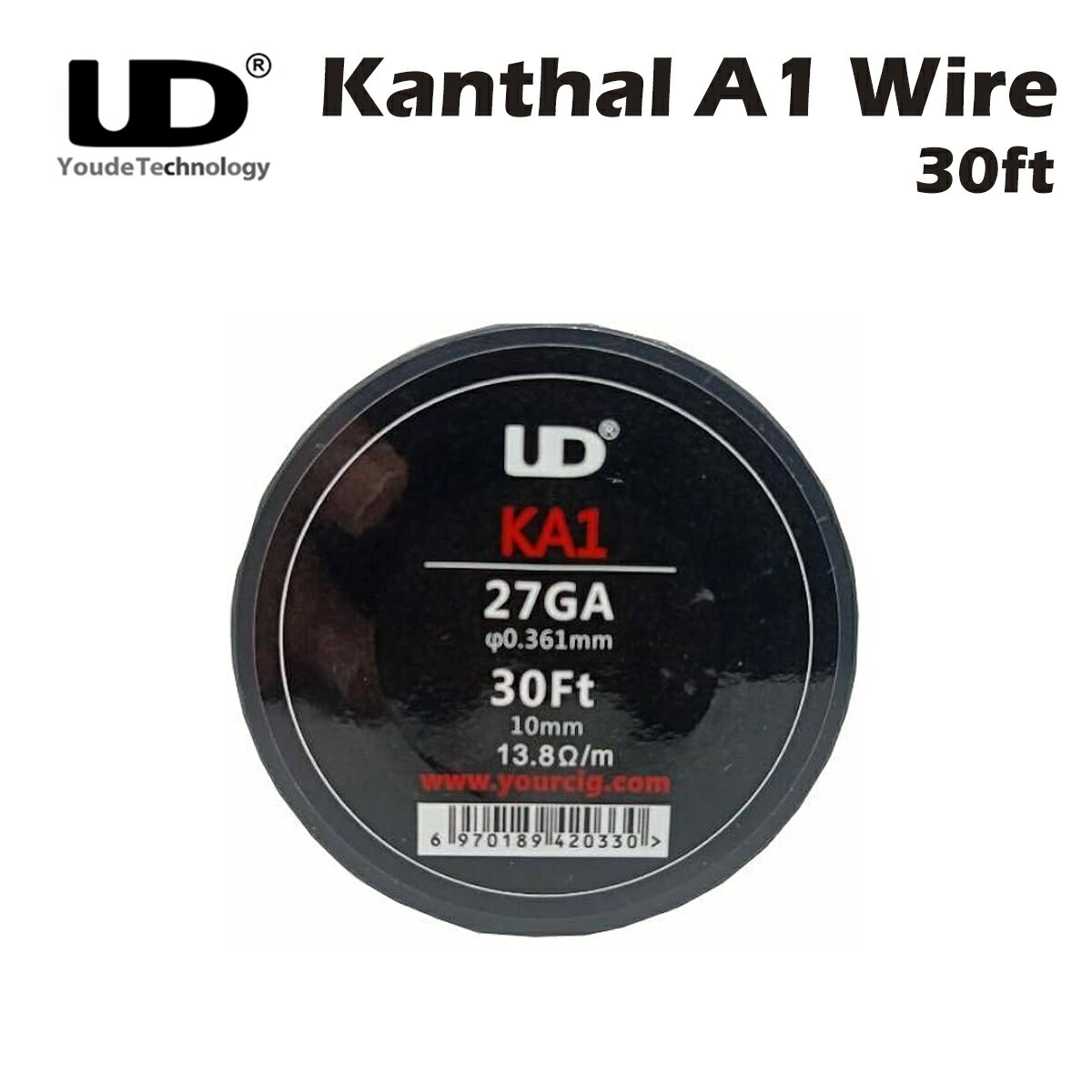 【エントリーでP4倍 リピート購入でP6倍】 UD Youde KA1 Wire 30ft カンタル ワイヤー DIY コイルビルド 自作 電子タバコ 電子たばこ 1000円ポッキリ vape 正規品 その1