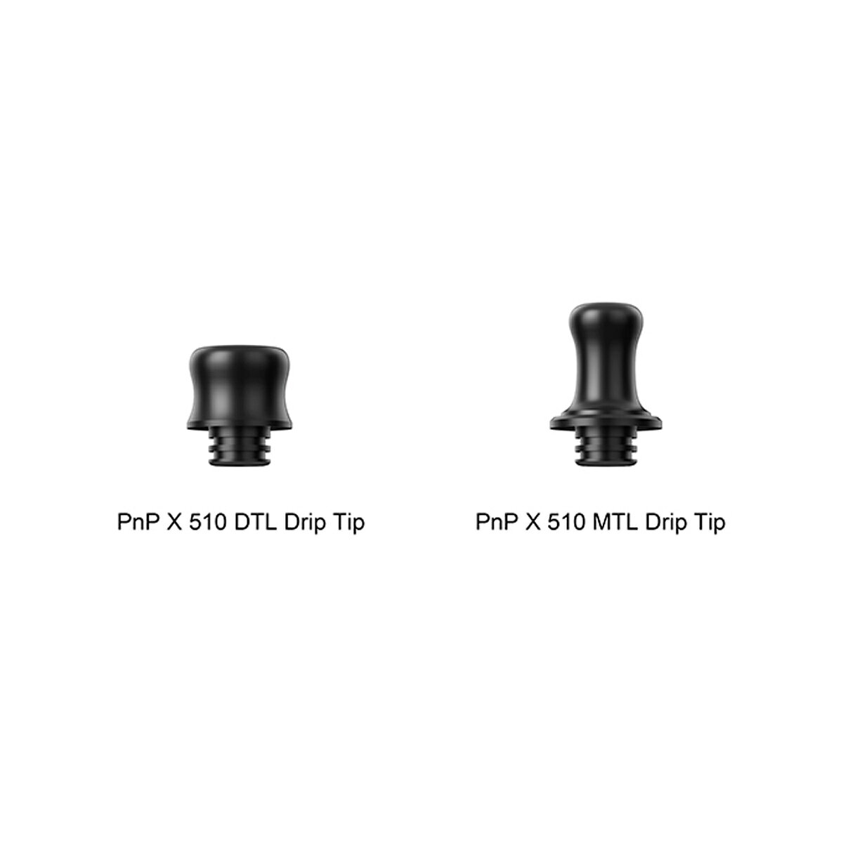 Gravity Vape 楽天市場店のVooPoo PnP X 510 ドリップチップ 2個セット MTL / DTL ブープー 純正 drip chip 電子タバコ 電子たばこ 1000円ポッキリ Vape 正規品｜アングル2
