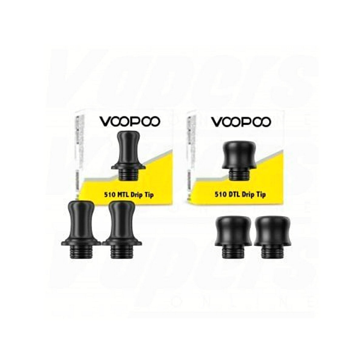Gravity Vape 楽天市場店のVooPoo PnP X 510 ドリップチップ 2個セット MTL / DTL ブープー 純正 drip chip 電子タバコ 電子たばこ 1000円ポッキリ Vape 正規品｜アングル3