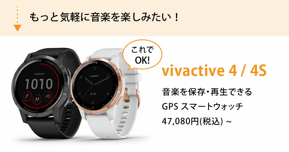 ガーミン,vivoactive 4