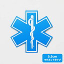 【ネコポス対象商品】 スターオブライフマグネットステッカー9.5cm