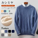 特典あり カシミヤ セーター メンズ 丸首 クルーネック 抗ピリング加工 メンズセーター ニット トップス カシミヤ100% 男性 学生 紳士 ビジネス 7色 無地 丸首セーター 厚め 保温 冷房対策 プ…