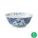 三方割唐草 軽々めん鉢|(約φ18.5×8cm・容量:約1100cc) 浜陶 聖栄 和 食器 モダン おしゃれ 北欧 料理 贈り物 御祝 プレゼント 日本製 磁器 陶器