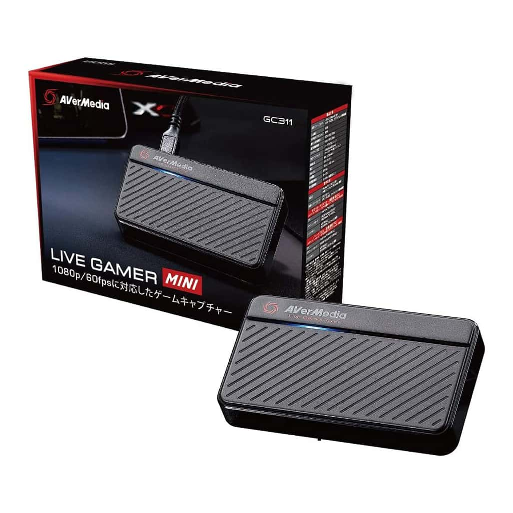 【正規販売】送料無料 AVerMedia Live Gamer MINI GC311 HDMI パススルー & 録画 対応 USB接続 外付け ゲームキャプチャー ボックス Win & Mac 両対応 HDMI 実況 PS5 / PS4 / Nintendo Switch / Xbox 対応 キャプチャーボード 母の日