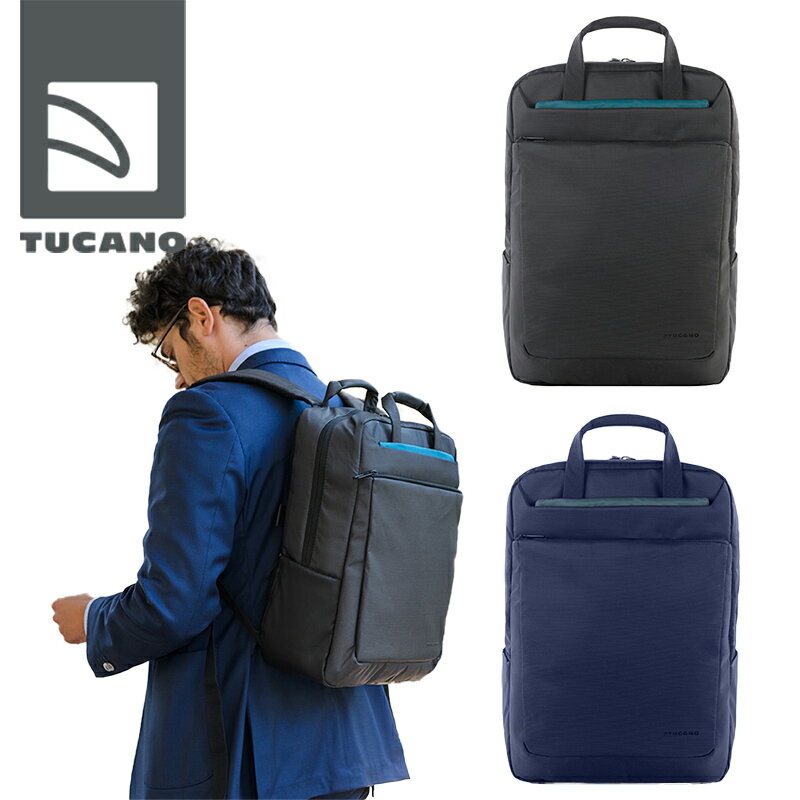 TUCANO Work_Out 3 backpack 15 MacBook/Pro 15インチのPCに最適 対衝撃構造のハイテクビジネスバッグ USBケーブル内蔵