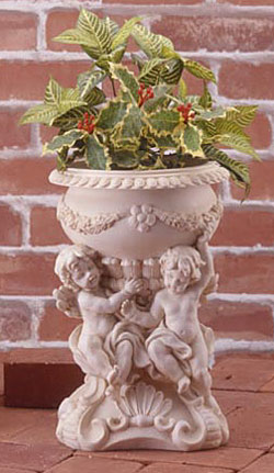 【happy】ArtMarbleエンゼル・2人付プランター（小）