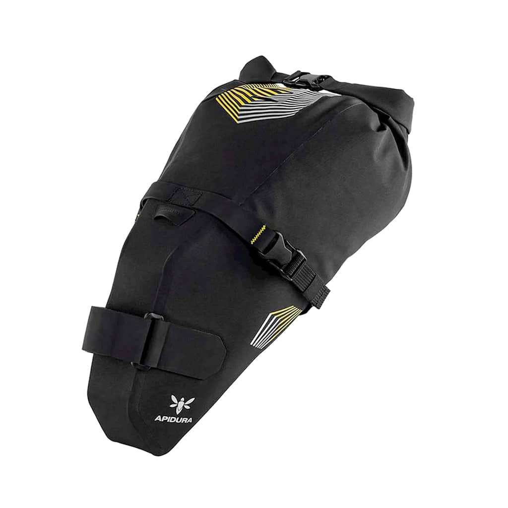 Apidura（アピデュラ）の軽量サドルバッグ、Racing Saddle Pack（レーシングサドルパック）