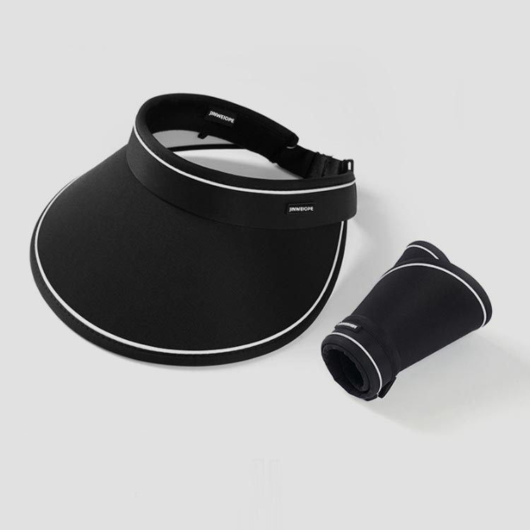 UVカット サンバイザー レディース テニス ゴルフ つば広 サイズ調整可能 くるっと収納 UV対策 紫外線対策 おしゃれ 折りたたみ ゴルフ 自転車 夏 全6色 2