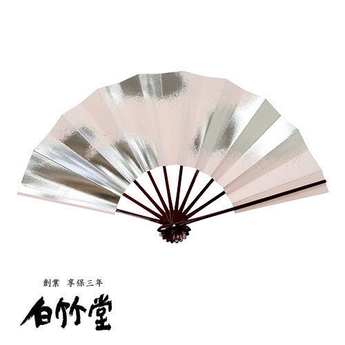 舞扇子 ＜銀三つ雲 桜＞ タメ塗 9寸5分 紙箱セット 日本舞踊 新舞踊 日舞 よさこい お稽古 踊り用 日本..