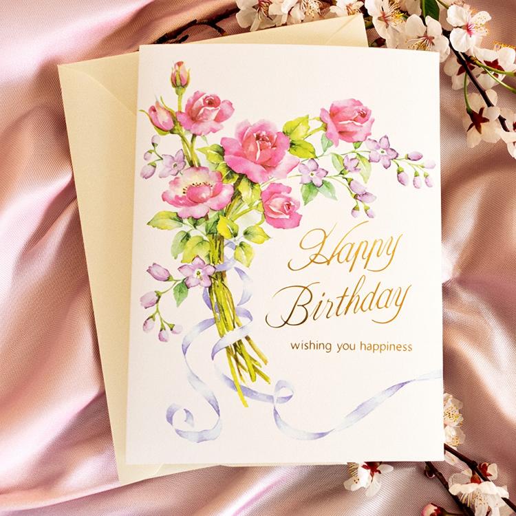 ギフト用 『大判バースディカード』 誕生日カード 便箋付 3980円以上で送料無料 (沖縄・離島は条件異なる) ※備考欄にメッセージを記入してもらえれば、便箋にそのメッセージをお書きします