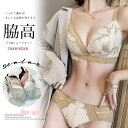 ブラジャー ノンワイヤー ショーツ セット 育乳ブラ ブラ 韓国 育乳 小胸 谷間 脇高 盛れる ブラショーツ インナー レース セクシー かわいい シンプル ...