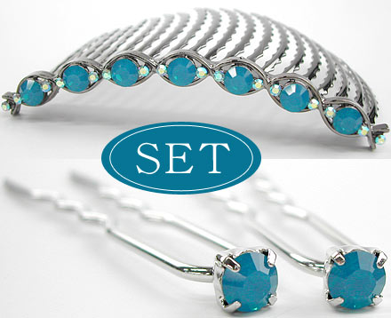 カリビアンブルーオパール・お試しセット《ML20》《ヘアアクセサリー》