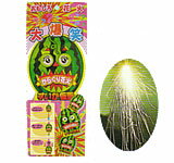 しまった！ネタばらしてしまった！果たしてすいか仮面の正体は！？変り種花火　からくり仮面