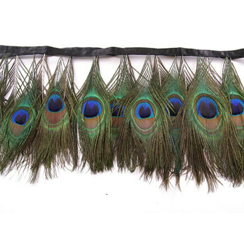 Rakuten - フェザーテープ 孔雀テープ/羽根　90cm 羽 ディスプレイ 羽 アクセサリー 羽 イヤリング 羽 ブローチ 帽子飾り 【メール便】