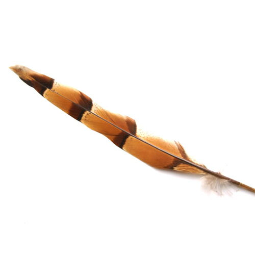 Rakuten - 山どり尾 （25-30cm） 装飾用の羽根 【アクセサリー パーツ 羽 手芸 フェザー アクセサリ しゅげい】舞台衣装 ダンス衣装 ドレス衣装　帽子飾り