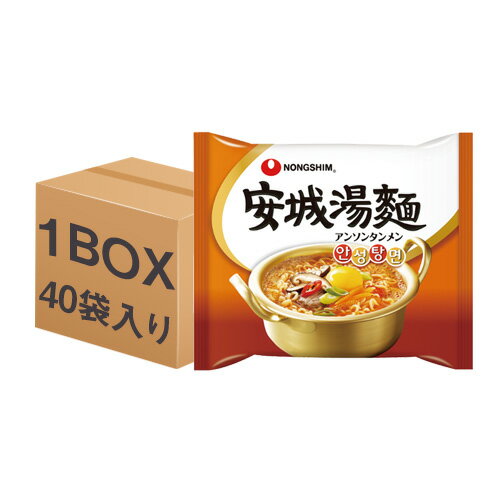 【農心】安城湯麺 袋麺 1BOX（125gX40袋）