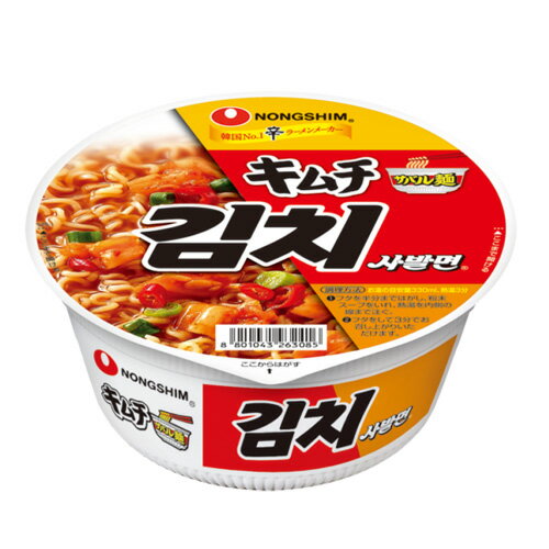 【農心】 キムチサバル麺 カップ 86g