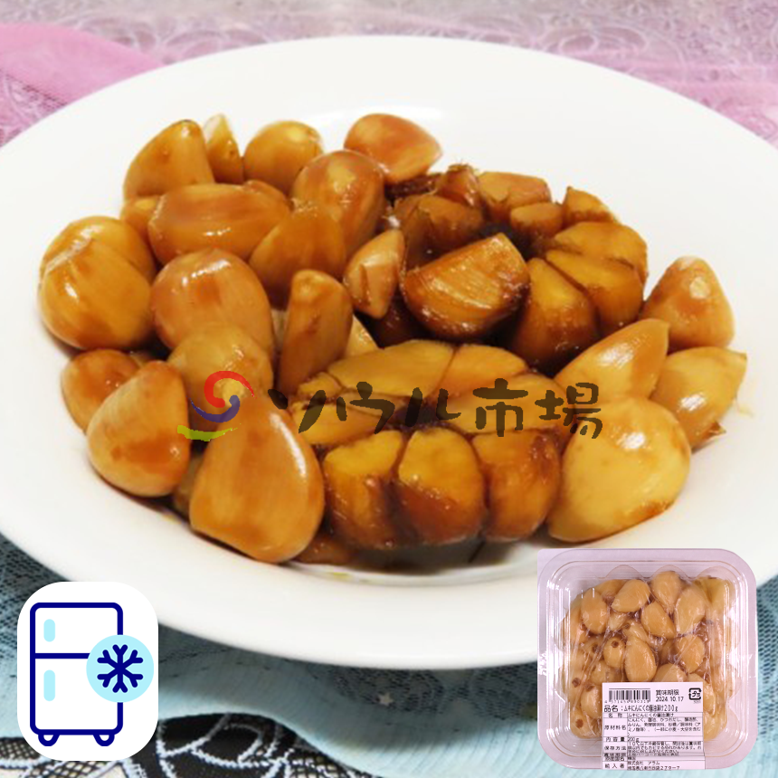 【ソウル市場】ムキにんにく醤油漬け 200g