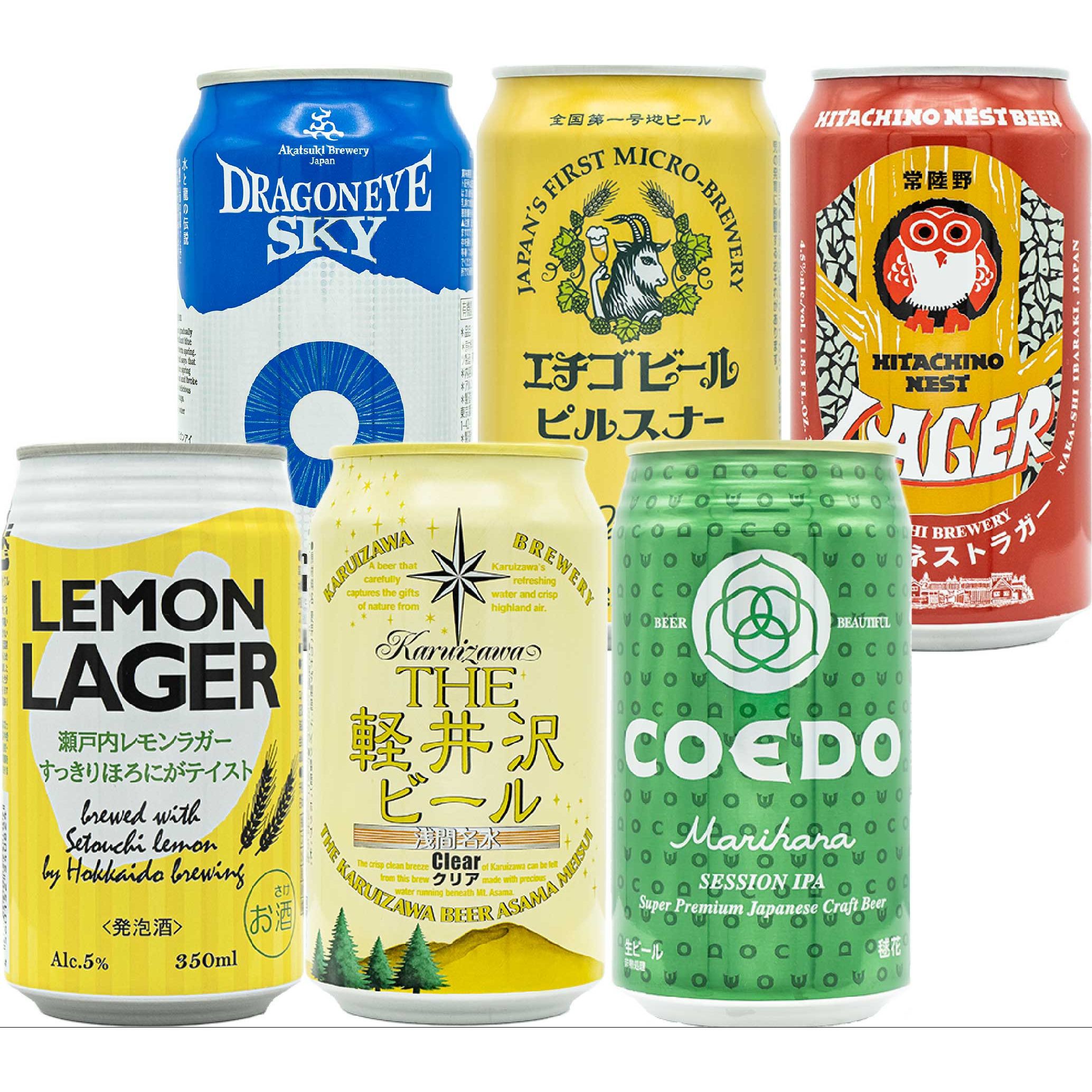 ＜日本のクラフトビール＞6種セット（6本） MA319973