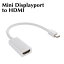 Mini Displayport/Thunderbolt to HDMI Ѵץ ֥ For Macbook/Windows Mini Displayport֥ hdmiѴץ Ѵ֥롡mini displayport HDMI