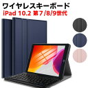 iPad キーボード ケース 10.2 iPad 10.2 インチ 第7世代 超薄レザーケース付き Bluetooth キーボード兼スタンド兼カバー US配列 ...