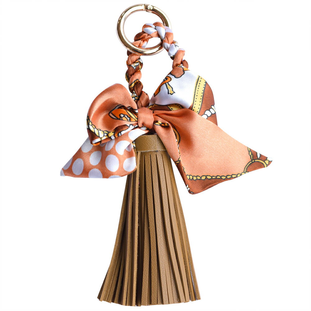 silk100% シルクスカーフ　バックチャーム　ヘアアクセ　ブルー　B silk100% シルクスカーフバックチャームヘアアクセブルーB