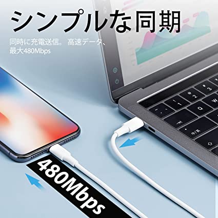 ra_usb c lightning ケーブル ライトニングケーブル PD iPhone 急速充電ケーブル タイプC ライトニング 2本セット 1.0m type-c lightning usb-cケーブル QC3.0高速充電 たいぷしー 人気 iPh