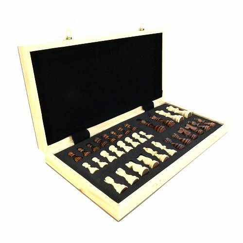 超特大 高級 木製 チェス セット 折りたたみチェスボード 39cm チェスセット CHESS SET HB-592 宅配便のみ