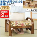 【SALE:7/11 20:00 - 7/19 01:59】座椅子 ロータイプ 2脚組 おしゃれ 座面高23cm