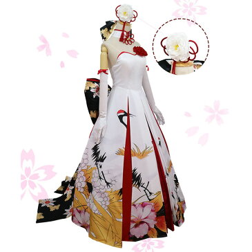 【サイズ有S-XL】セイバー FateGrandOrder/FGO saber 和風 鶴 花嫁 礼服 cosplay Saber コスプレ衣装 Saber コスチューム 学園祭 イベント 文化祭 仮装 変装 la050h2h2h2/代引不可 02P09Jul16