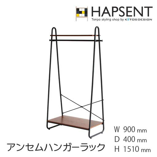 アンセムハンガーラック（anthem hanger rack ） 棚 洋服掛け 収納 付き 衣類収納 コートハンガー ハンガーラック 収納家具 おすすめ おしゃれ シンプル 売れ筋 人気 かわいい ANH-3293BR