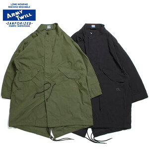 ARMY TWILL アーミーツイル ウェザー フィッシュテール コート ミリタリージャケット