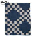 BasShu バッシュ パッチワーク キルトカバー 140×180 Patchwork Quilt Cover ネイビー