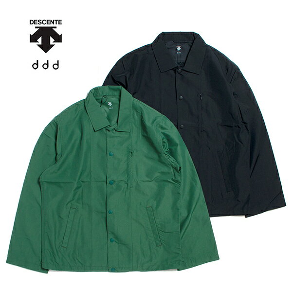 デサント コーチジャケット メンズ 【セール40%OFF】 DESCENTE ddd デサントディーディーディー コーチシャツジャケット リップストップナイロン COACH SHIRT JACKET