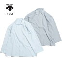  DESCENTE ddd デサントディーディーディー CONCEALED BUTTON STRIPE SHIRT コンシールド ボタン ストライプシャツ