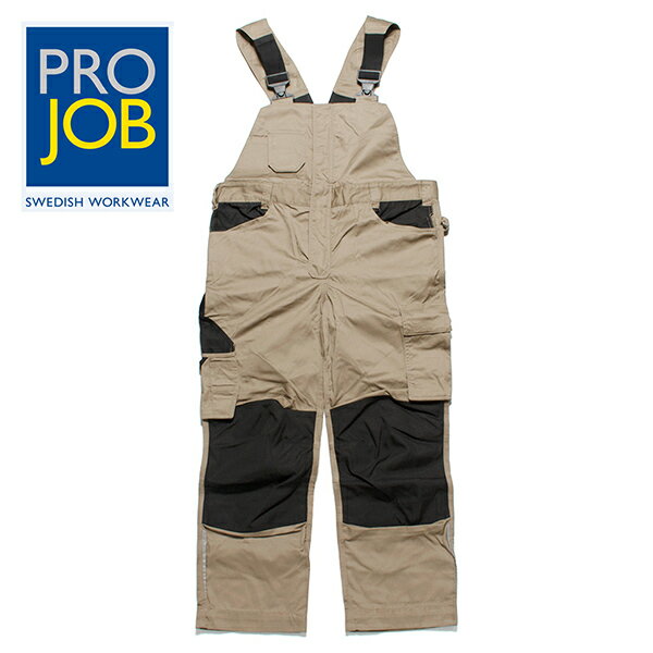 PROJOB プロジョブ オーバーオール ワークウェア Bib Overall カーキ