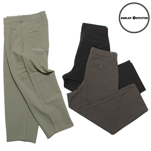 【セール40 OFF】 BURLAP OUTFITTER バーラップ アウトフィッター EQ WIDE PANT ワイドパンツ パーテックス イクリブリウム