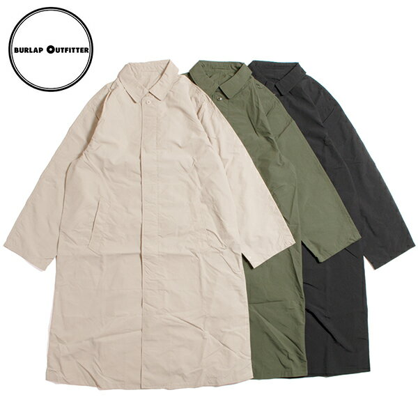 楽天HARTLEY 楽天市場店【セール40％OFF】 BURLAP OUTFITTER バーラップアウトフィッター ALL WHEATHER COAT LW オールウェザーコート BO010154