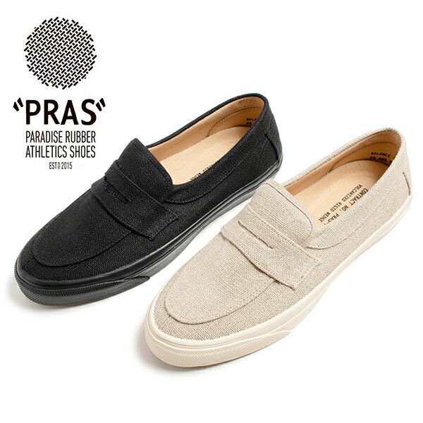 PRAS プラス PENNY SLIP-ON LINEN ペニー スリッポン リネン UP02-022