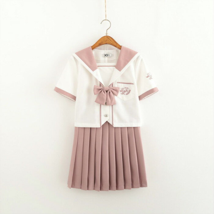 9月新入荷 超人気　レディース　学生服 　半袖 上下4点セット　スクール制服　女子制服 JK制服　高校生 コスプレ可愛い レディース 衣装 JK服 学園祭 大人 クリスマス　コスプレ