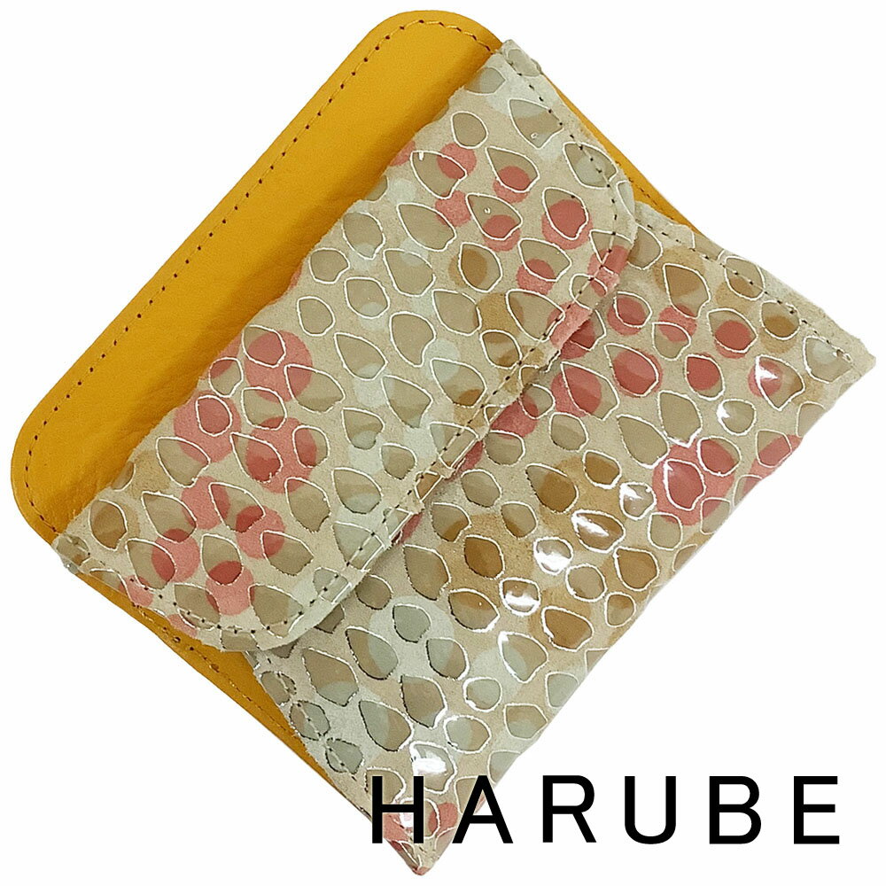 【京都 浪速屋商店 / 京都 はるべ本店】ミニ財布 小型 ピッグエナメル 薄型 ボックスマチ【本革 / 国産豚革スエード / 日本製】福財布　レディース　キラキラ　多機能【送料無料】【ギフト対応 / 無料ラッピング】母の日 / 父の日 / プレゼント包装