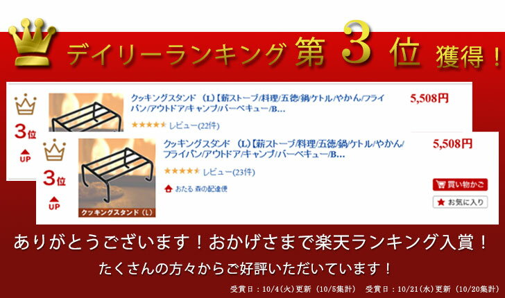 クッキングスタンド （L） 541122 薪ストーブ 五徳 スタンド 大型 ピザ 料理 キャンプ アウトドア バーベキュー BBQ 暖炉 ケトル やかん フライパン キッチン 調理器具 AndersenStove アンデルセンストーブ 送料無料