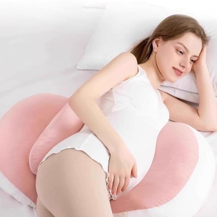 通気性あり 腰枕 授乳クッション 背もたれ枕 マタニティ 横向き寝 妊婦抱き枕 多機...