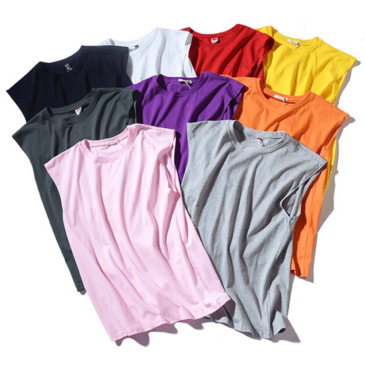 運動 Tシャツ 男 ノースリーブ 綿100％ タンクトップ メンズ 夏 おしゃれ ファッション カットソー 袖なし キャンディー色 十四色 無地 シンプル 運動着 普段着 海 ビッチ インナー ジム フィットネス トレーニングウェア