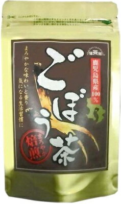 [30袋セット] 健茶館 鹿児島産ごぼう茶 TV・本などで話題の『ごぼう茶』。鹿児島産ごぼう100％使用 ※特価商品のため、初回購入割引などの割引やキャンペーンは適用外になります。 健茶館 鹿児島産ごぼう茶の特徴 本品は、香ばしくじっくり焙煎された国内産の「ごぼう」をまろやかなあじわいのお茶に仕上げました。独自の製法でじっくりと焙煎したごぼうの香ばしさでとても飲みやすくなっております。お子様からお年寄りまで幅広い範囲の方々に毎日飲んでいただけます。食物繊維の代名詞ともいえる「ごぼう」には、群を抜いて水に溶ける水溶性食物繊維であるイヌリンが多く含まれているといわれています。生活習慣にいろいろ万能なお茶としてTV・本などで話題になりました。 おいしい飲み方 ●煮出しの場合 約1リットルの沸騰したお湯にティーバッグ1袋を入れ、約3分程煮出してください。お好みの色が出ましたら、火を止めてティーバッグを取り出してください。そのままでも、冷やしてもお飲みいただけます。 ●急須の場合 急須にティーバッグを入れ、お湯約400ccを注いで約3分程そのまま置き、湯のみに注いでお飲みください。 名称 ごぼう茶ティーバッグ 内容量 30袋セット/1袋 18g（1.5g × 12包） 原材料名 ごぼう（鹿児島県産） 保存方法 高温、多湿を避け保存してください 製造者 健茶館 株式会社梶商店 広告文責:株式会社グランヒル大阪(06-6658-2223) 販売者:健茶館 株式会社梶商店 区分:日本製・茶類 ※特価商品のため、初回購入割引などの割引やキャンペーンは適用外になります。